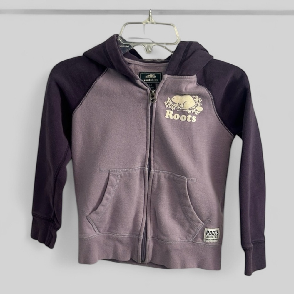 Roots Kids Roots Athletics full zip hooded jacket size Small 5-6 years unisex